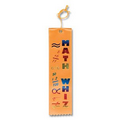Stock Recognition Ribbons (MATH WHIZ) Carded (2"x8")